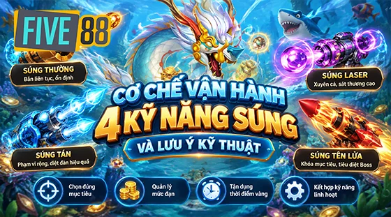 Cơ chế vận hành của 4 kỹ năng súng